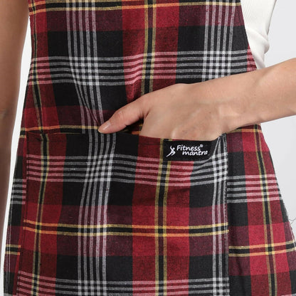 Fitness Mantra Waterproof Kitchen Apron For Men & Women-Multicolour