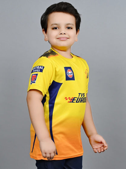 Baesd Boys Round Neck IPL Cricket Jersey T20 T-shirt