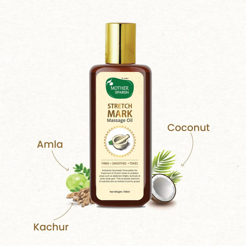 Mother Sparsh Stretch Mark Massage Oil - 100 ml