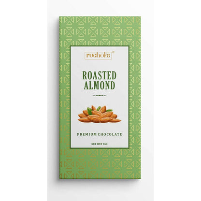 Dibha Ruchoks Valentines Special Roasted Almond Chocolate Bars
