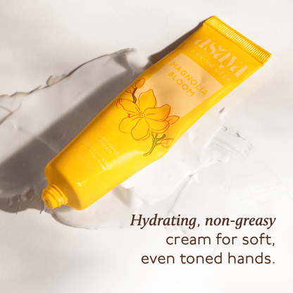 Asaya Magnolia Floral Hand Cream Softens Dry, Rough Hands For Men & Women
