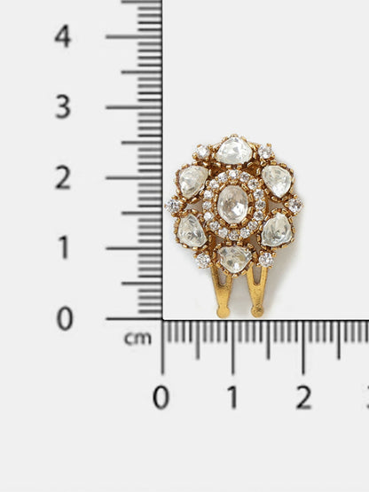 Ruby Raang Crown Leaf Hair Pin