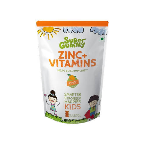 Super Gummy Zinc + Vitamins Gummies for Kids (Orange Flavor)
