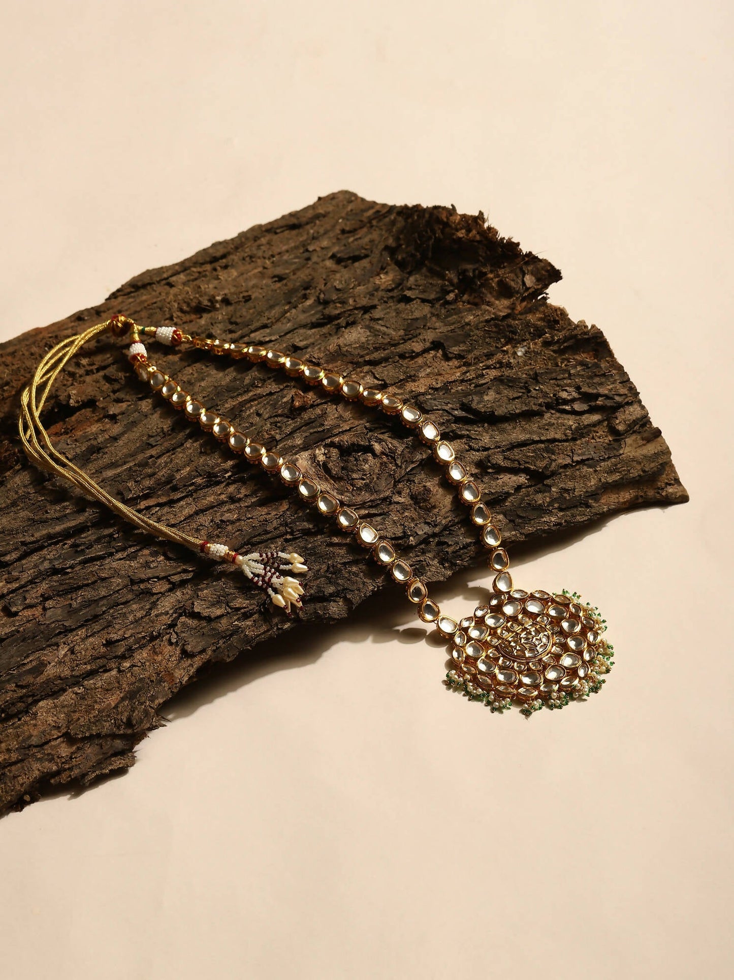 Women's Gold-Polished Necklace - Ruby Raang
