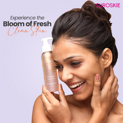 SUROSKIE Rose Petals Melt Cleanser 2-In-1 Face Wash & Makeup Remover