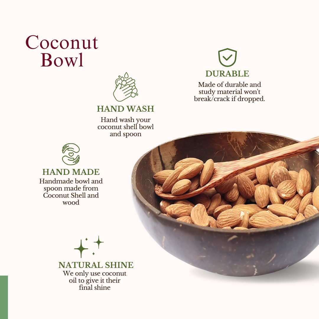 Thenga Artisan Coconut Bowl with Spoon