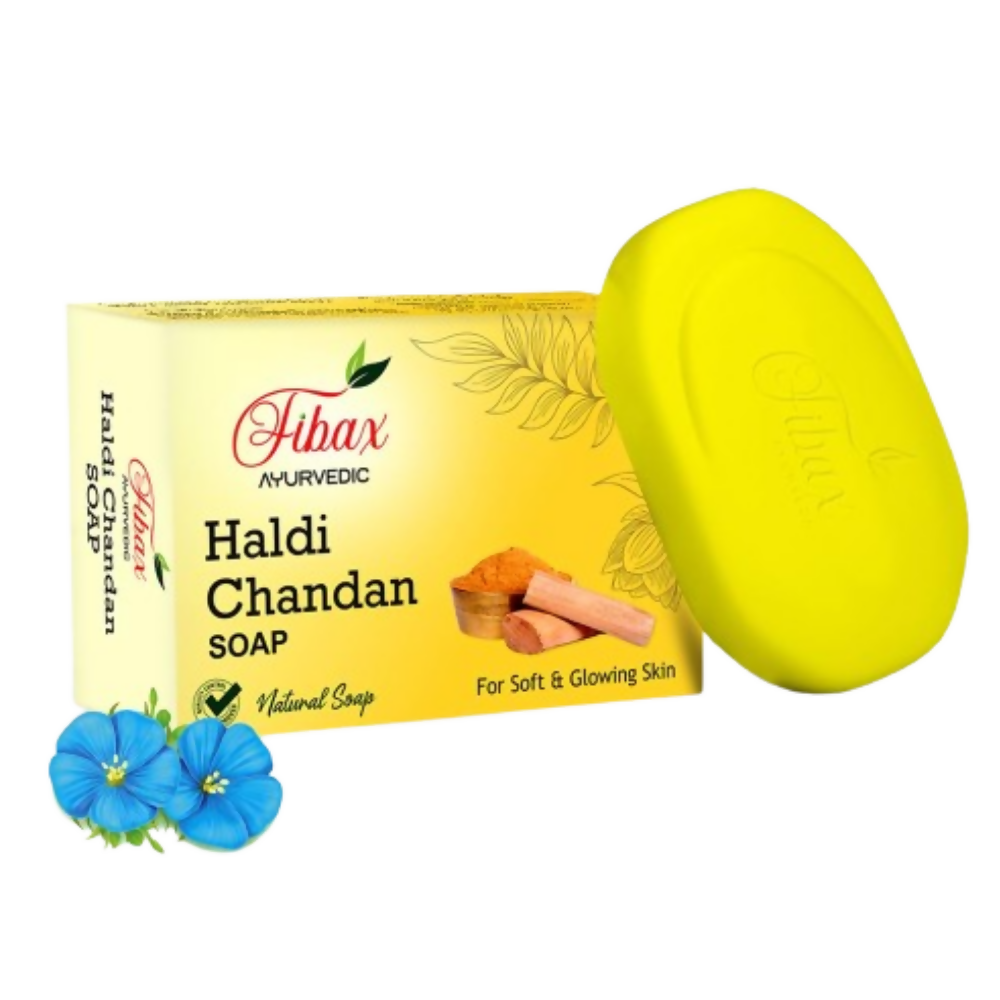 Fibax Ayurveda Haldi Chandan Soap