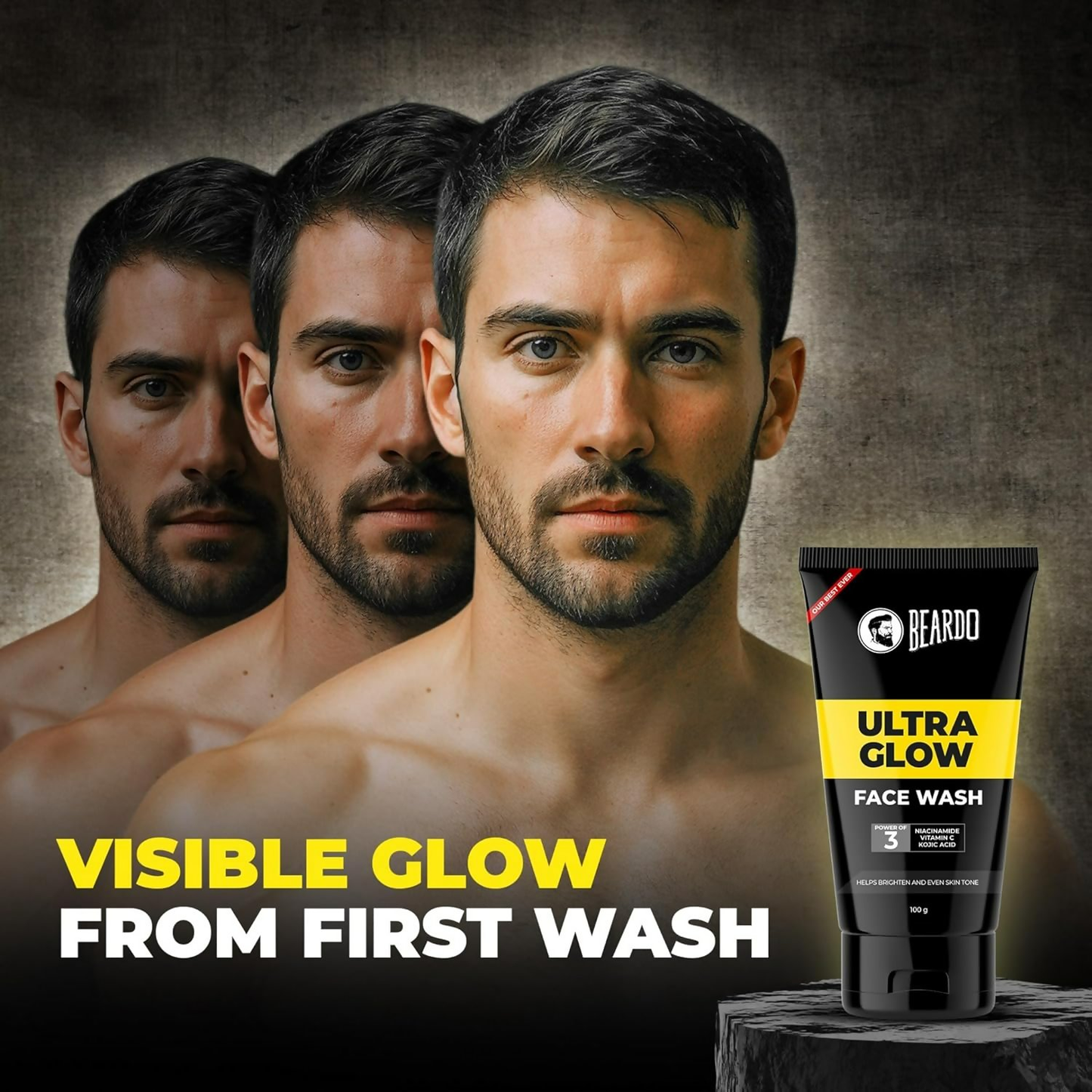 Beardo Ultra Glow Bodywash & Facewash Duo Kit Hydrated and Refreshing Skin