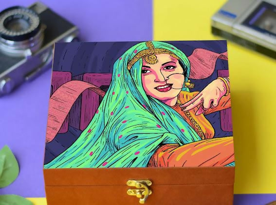 Collectibles India Wood Gift Box