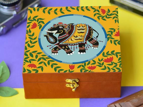 Collectibles India Wood Gift Box
