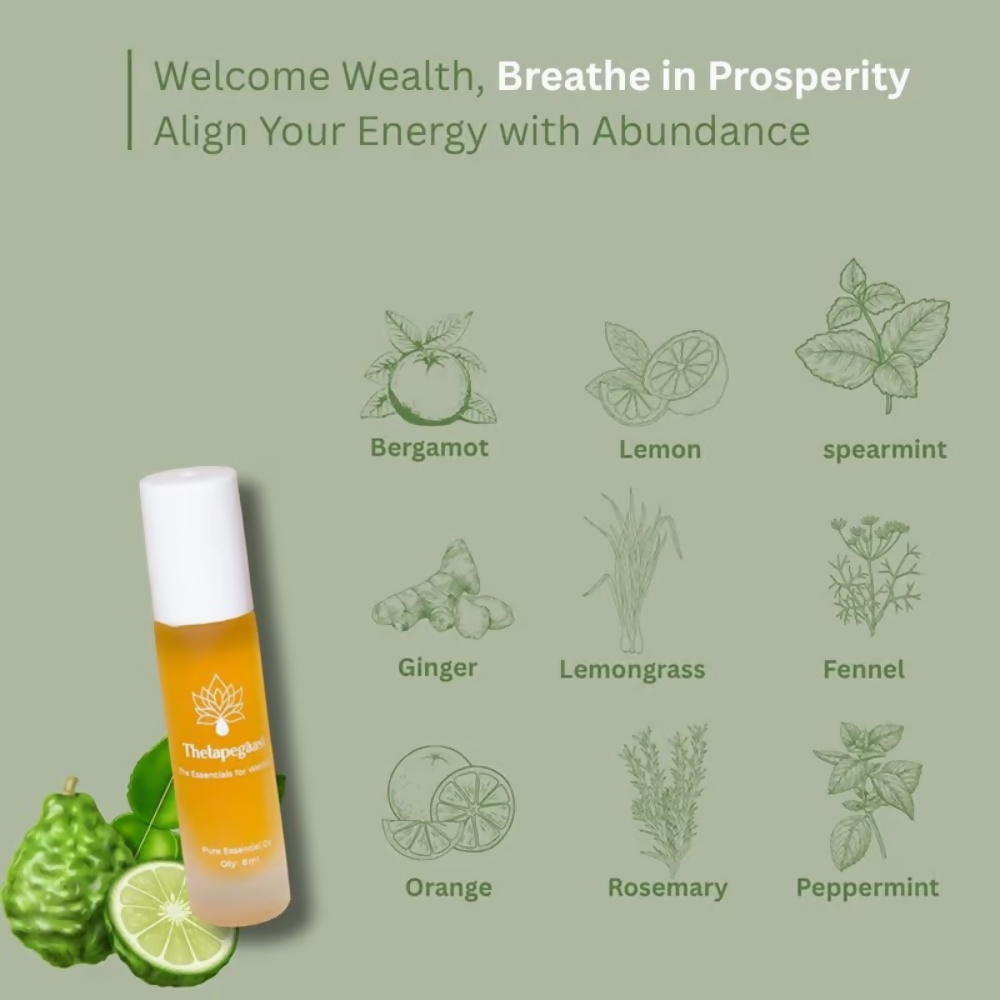 Thetapegaasi Prosperity Pure Essential Oil Roll-On