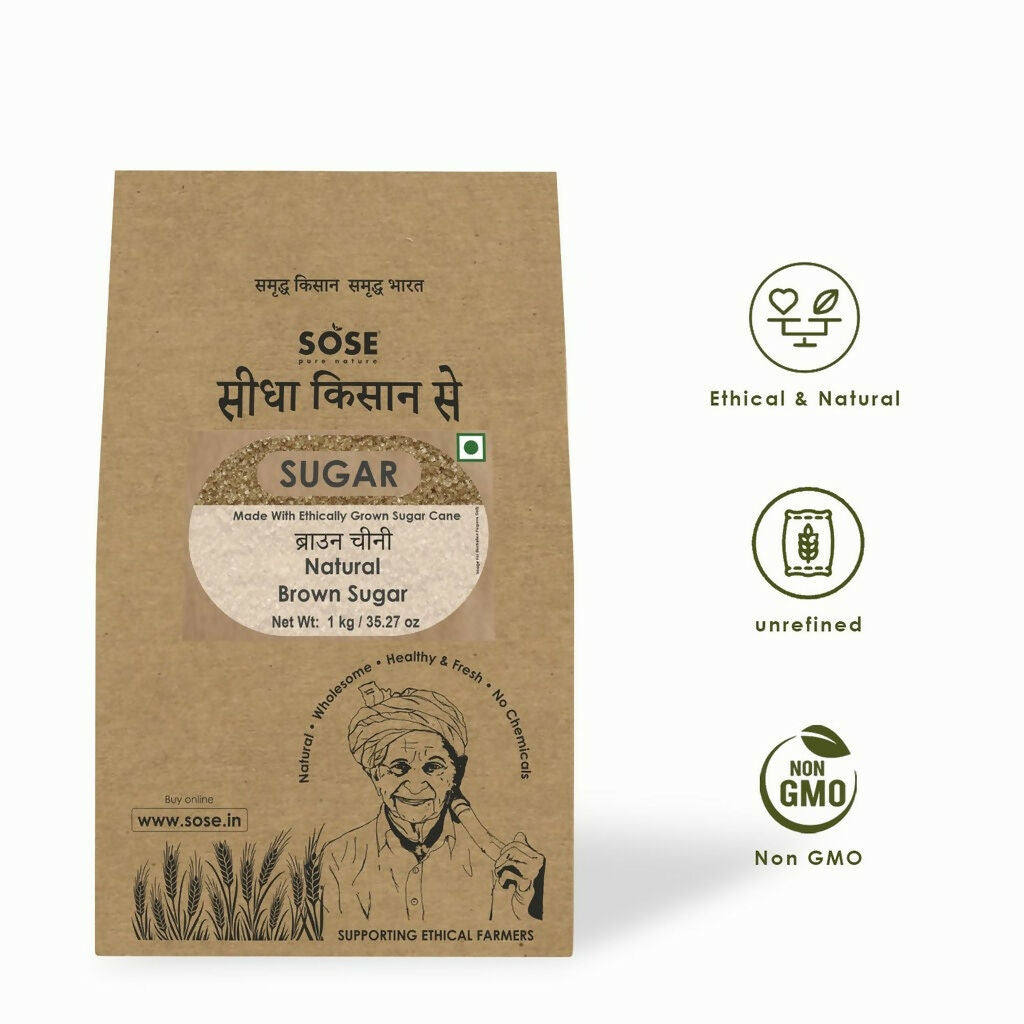 Gir Sidha Kisan Se Natural Brown Sugar