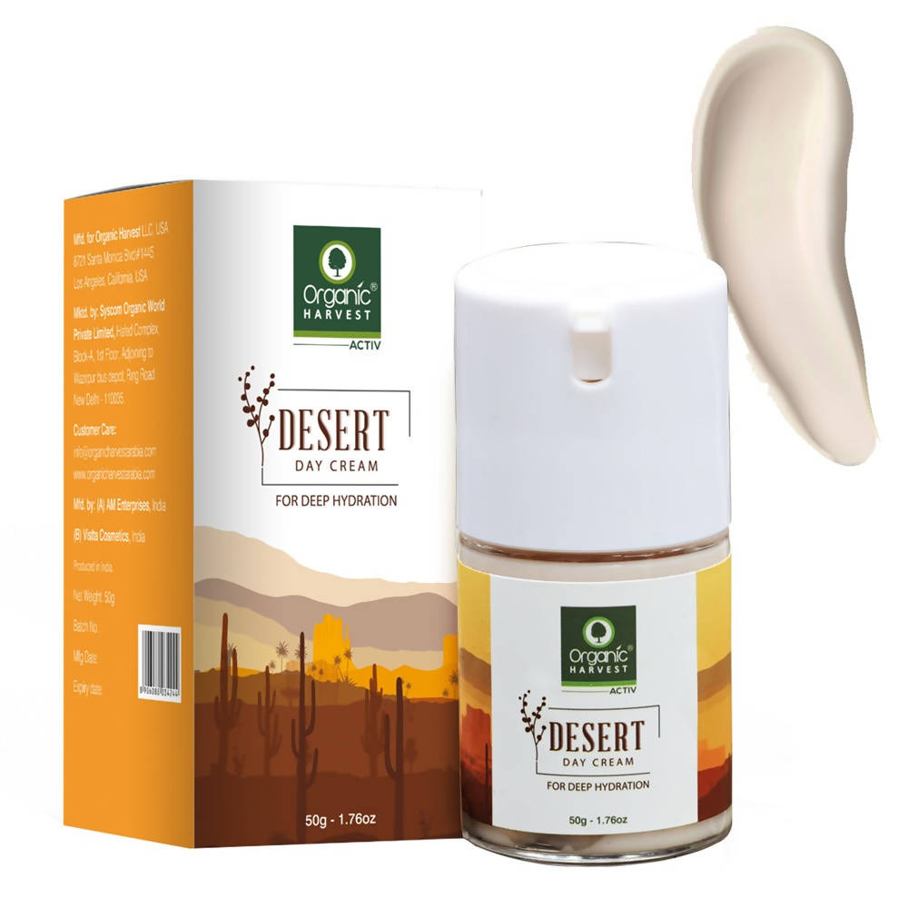 Organic Harvest Desert Day Cream For Deep Hydration - 50 gms