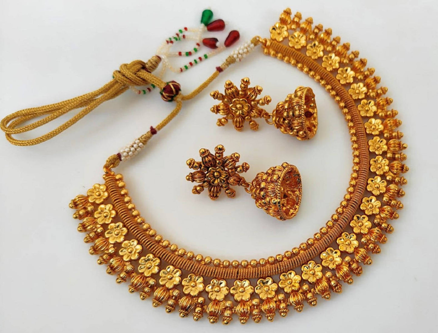 Metallic Necklace Set