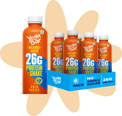 Yoga Bar 26g Protein Milk Shake (Cold Coffee)