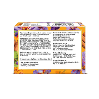 Nisha Soaps for Bath -Saffron & Sandal