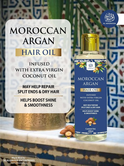 Al Masnoon Morrocan Argan Hair Oil