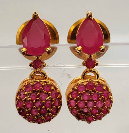 Cute Ruby Earrings