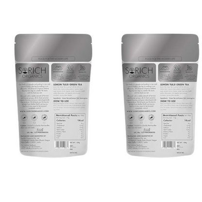 Sorich Organics Lemon Tulsi Green Tea