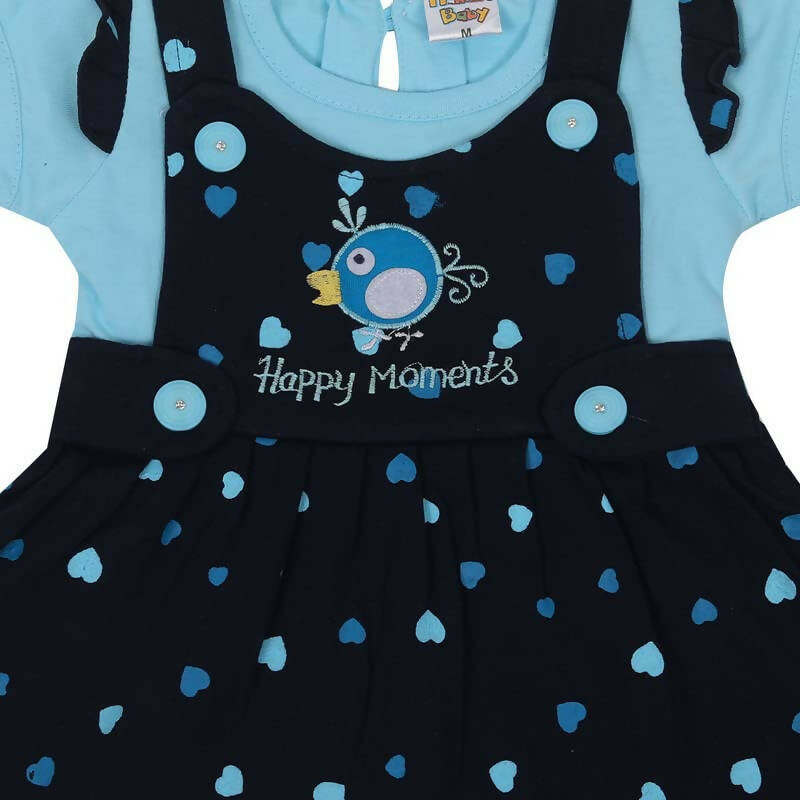 NammaBaby Baby Girl's A-Line Mini Frock Dress - Blue 117