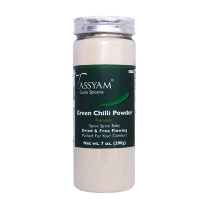 Tassyam Organics Green Chilli Powder