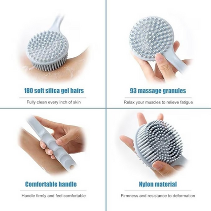 Bronson Professional Back Cleansing Scrubber Silicone Bath Brush