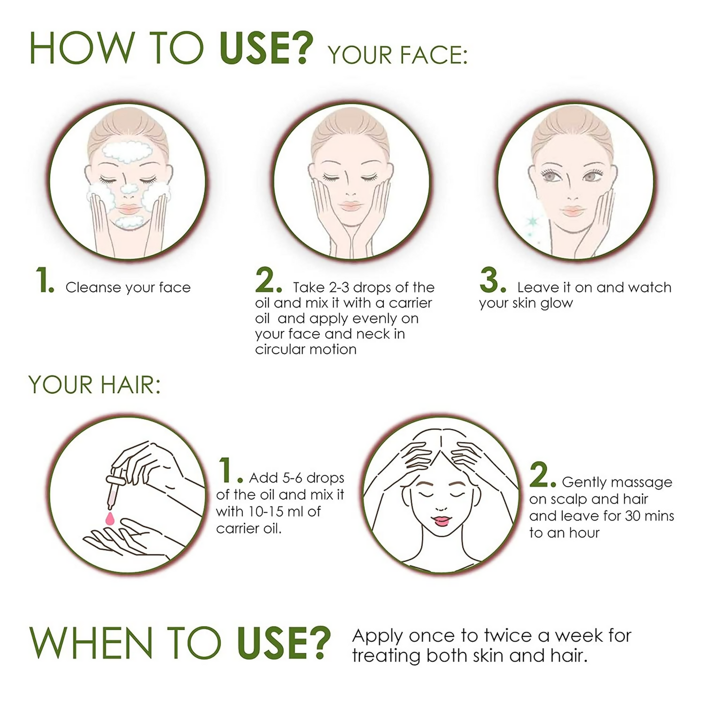 Florecer Rosemary Essential Oil For Hair
