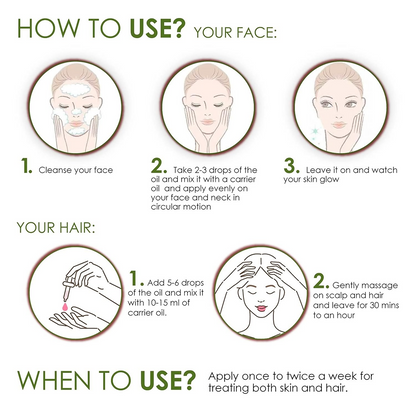 Florecer Rosemary Essential Oil For Hair