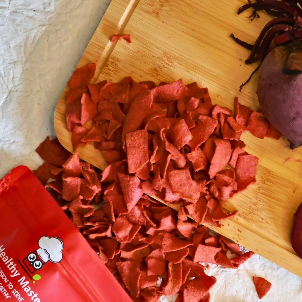 Healthy Master Light & Crispy Beetroot Chips | Crunchy Snack