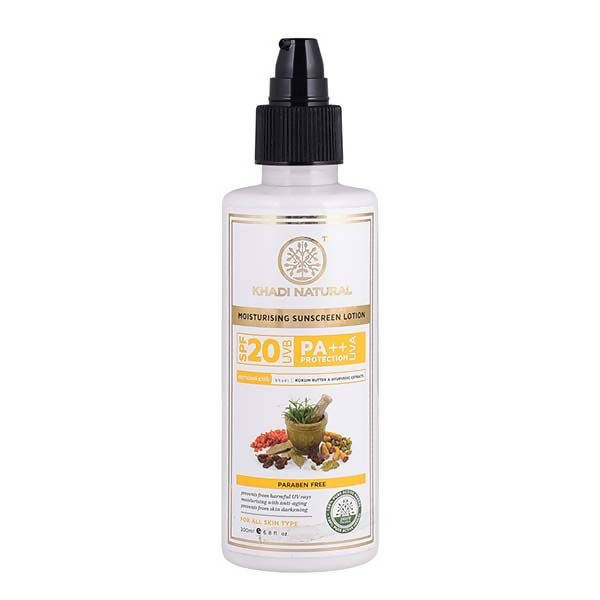 Khadi Natural Moisturising Sunscreen Lotion SPF 20 - 100 ml