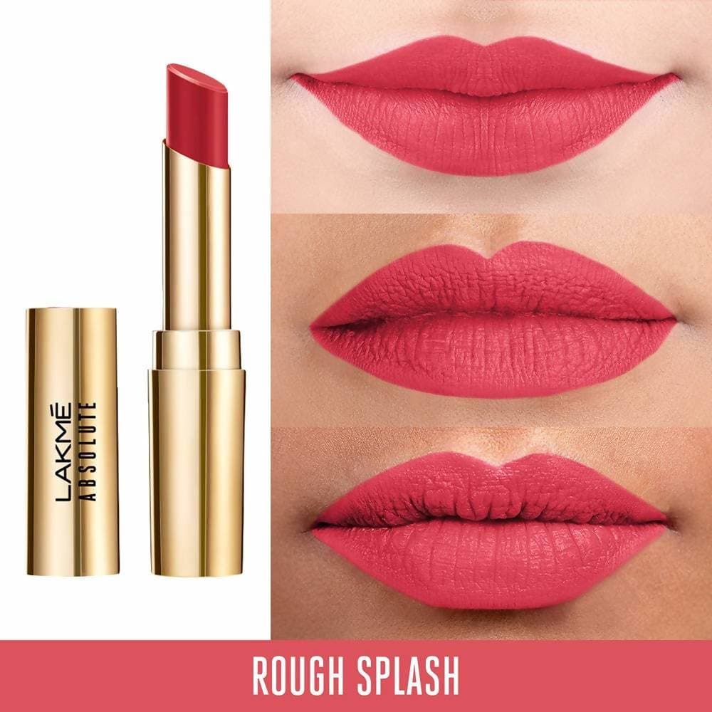 Lakme Absolute Matte Ultimate Lip Color with Argan Oil Rough Splash - 3.4 gms