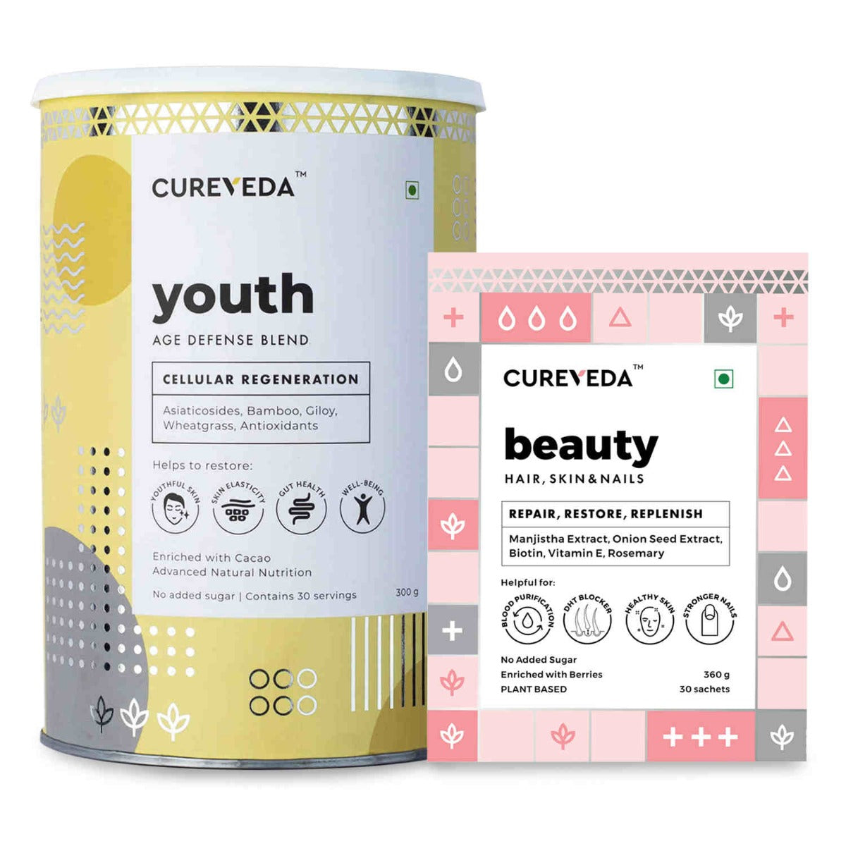 Cureveda Youth & Beauty Combo