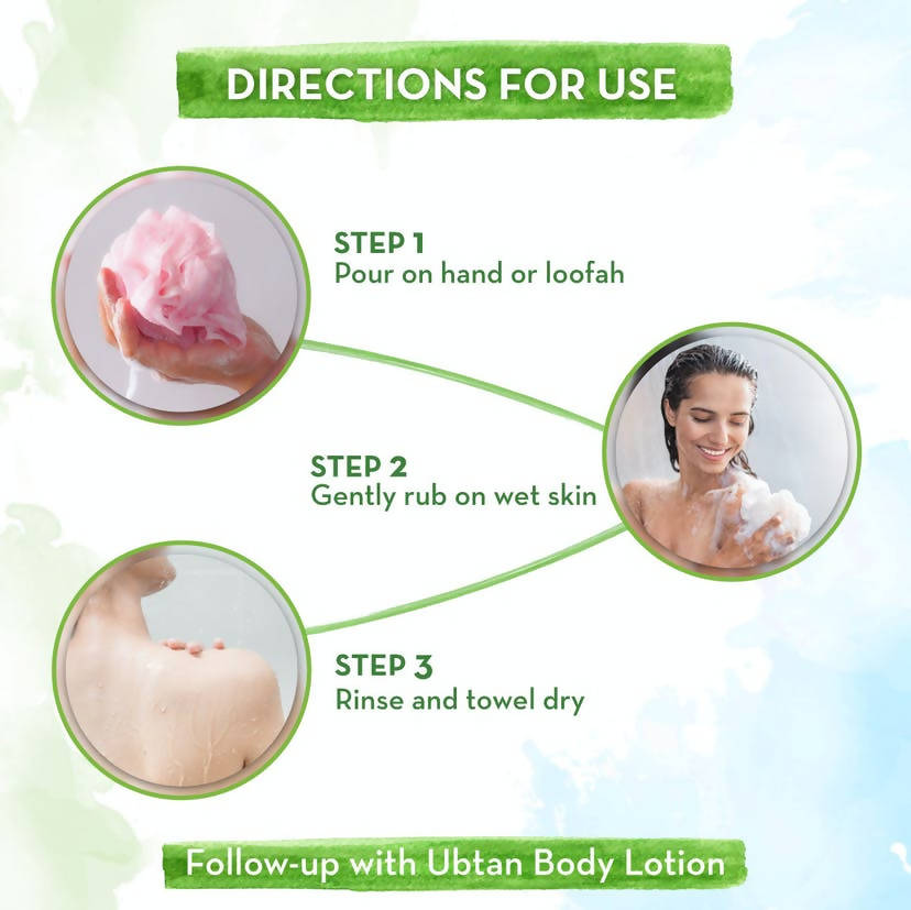Mamaearth Ubtan Body Wash With Turmeric & Saffron for Glowing Skin - 300 ml