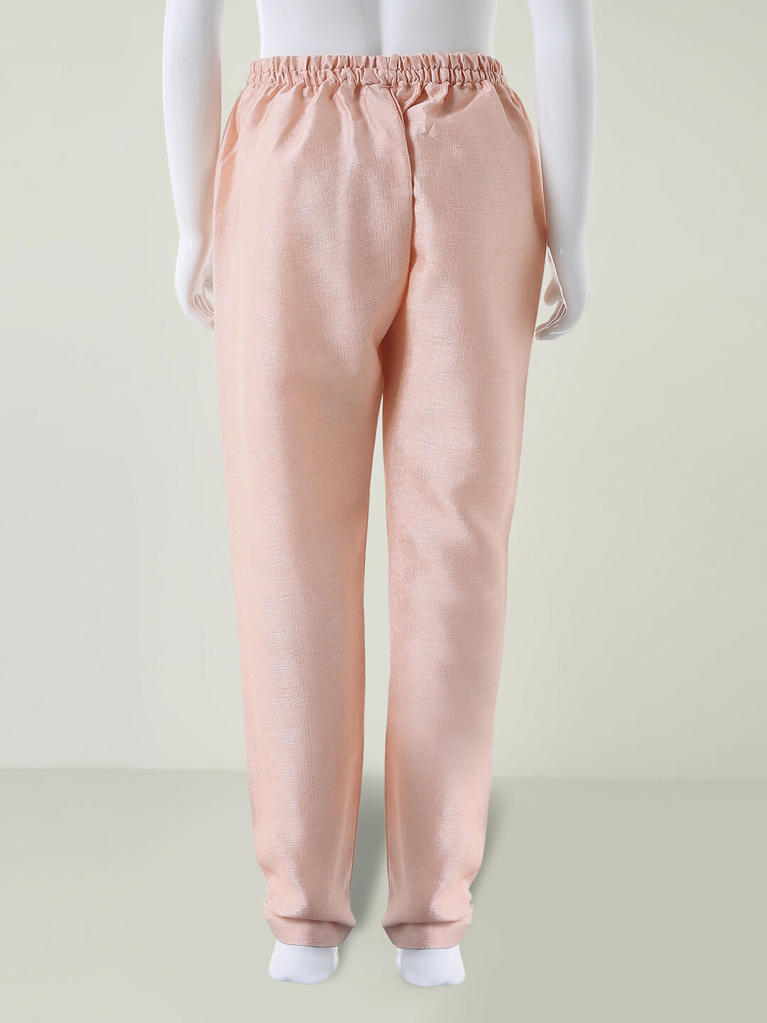 Joban Fashion Kids Island Traditional with a modern touch Nehru Jacket Full Sleeves Kurta, Pyjama Set - Peach