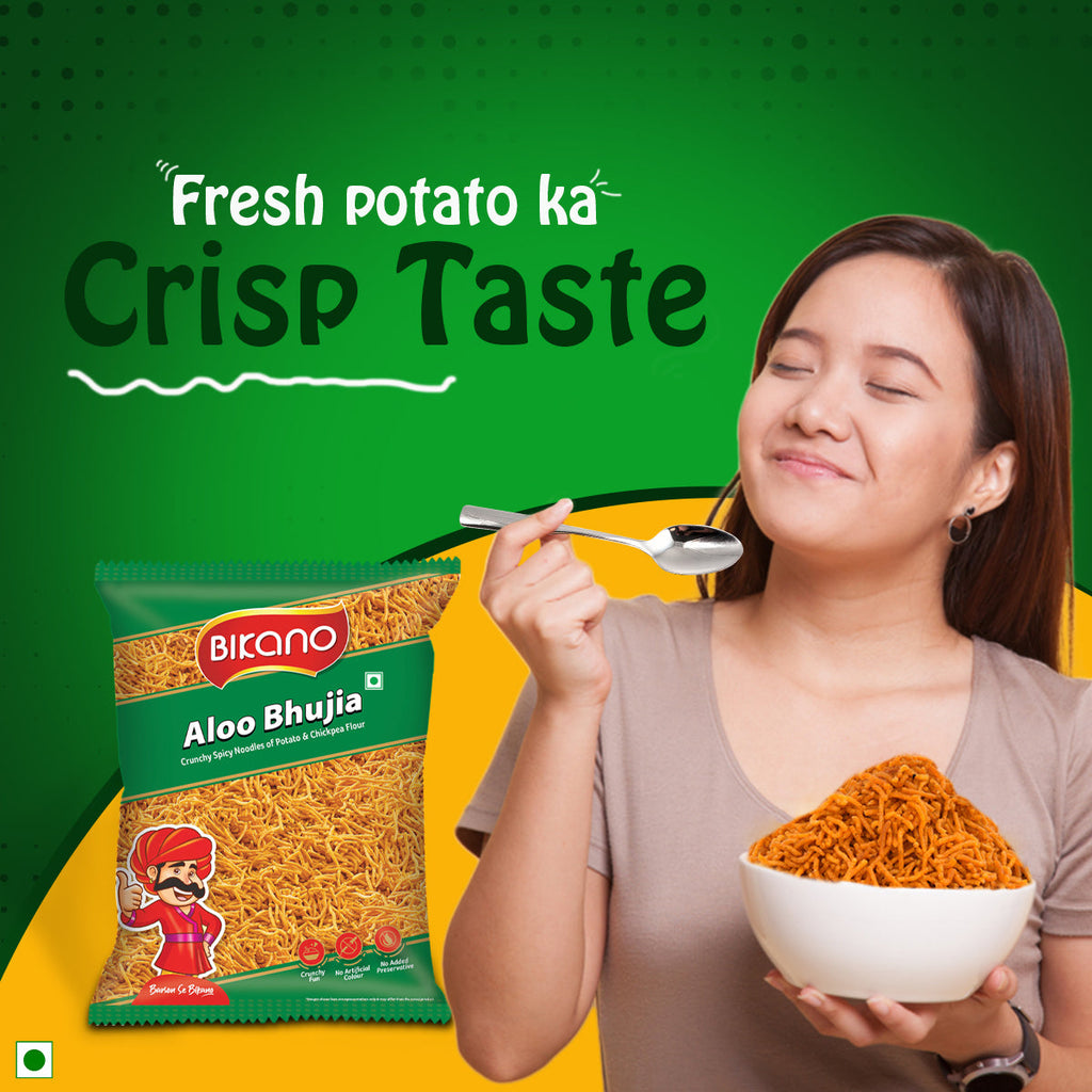 Bikanervala Bikano Aloo Bhujia - 1 Kg