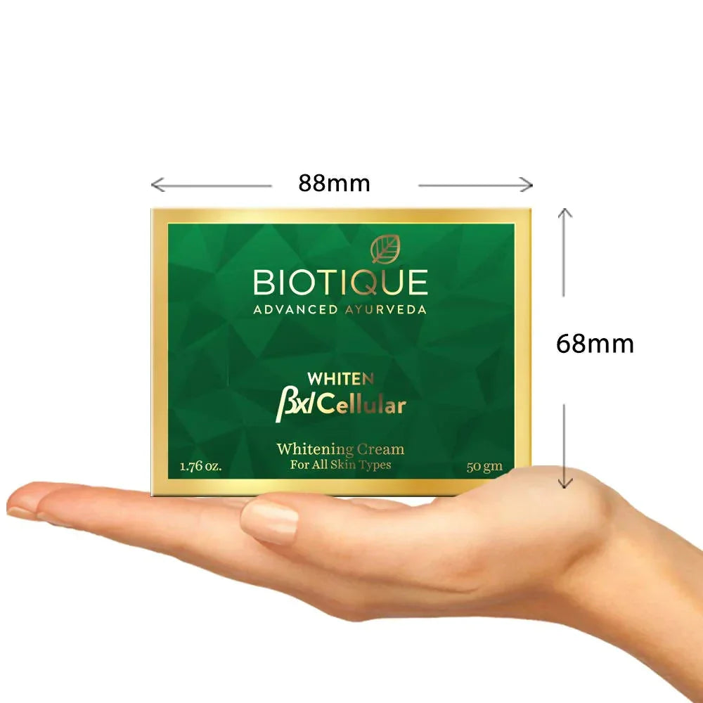 Biotique BXL Cellular Brightening Cream – Hydrating & Paraben-Free (50g)