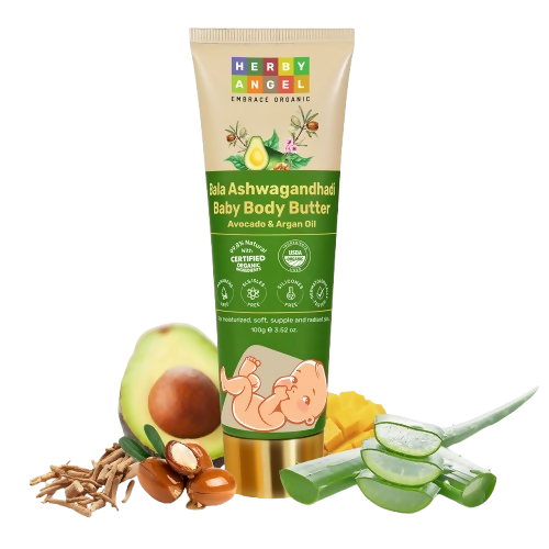 Herby Angel Bala Ashwaganghadi Baby Body Butter for Kids and Babies