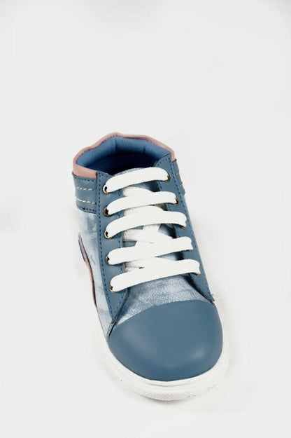 Tiny Bugs For Boys & Girls Party Wear Boots - Sky Blue
