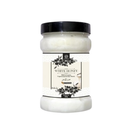 Al Masnoon White Honey Crystal Creamy & Unprocessed Raw Honey