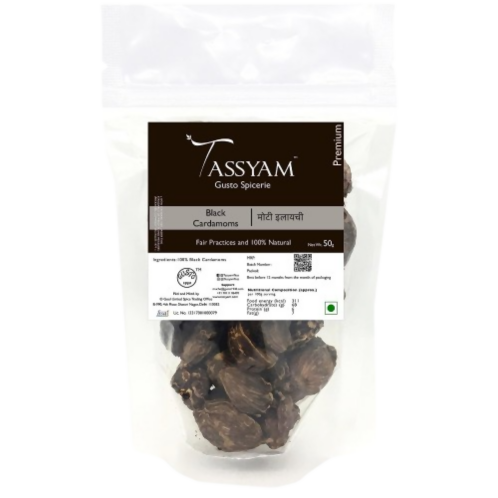 Tassyam Organics Black Cardamom