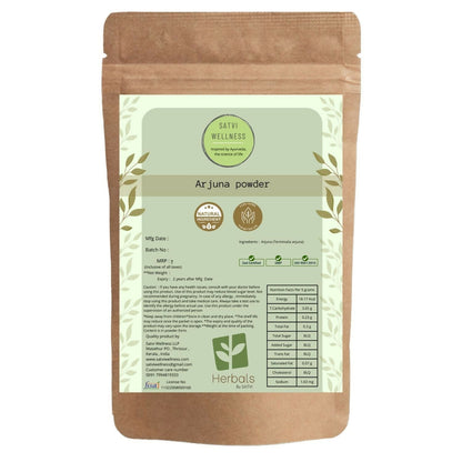 Satvi Wellness Arjuna Powder | Terminalia Arjuna