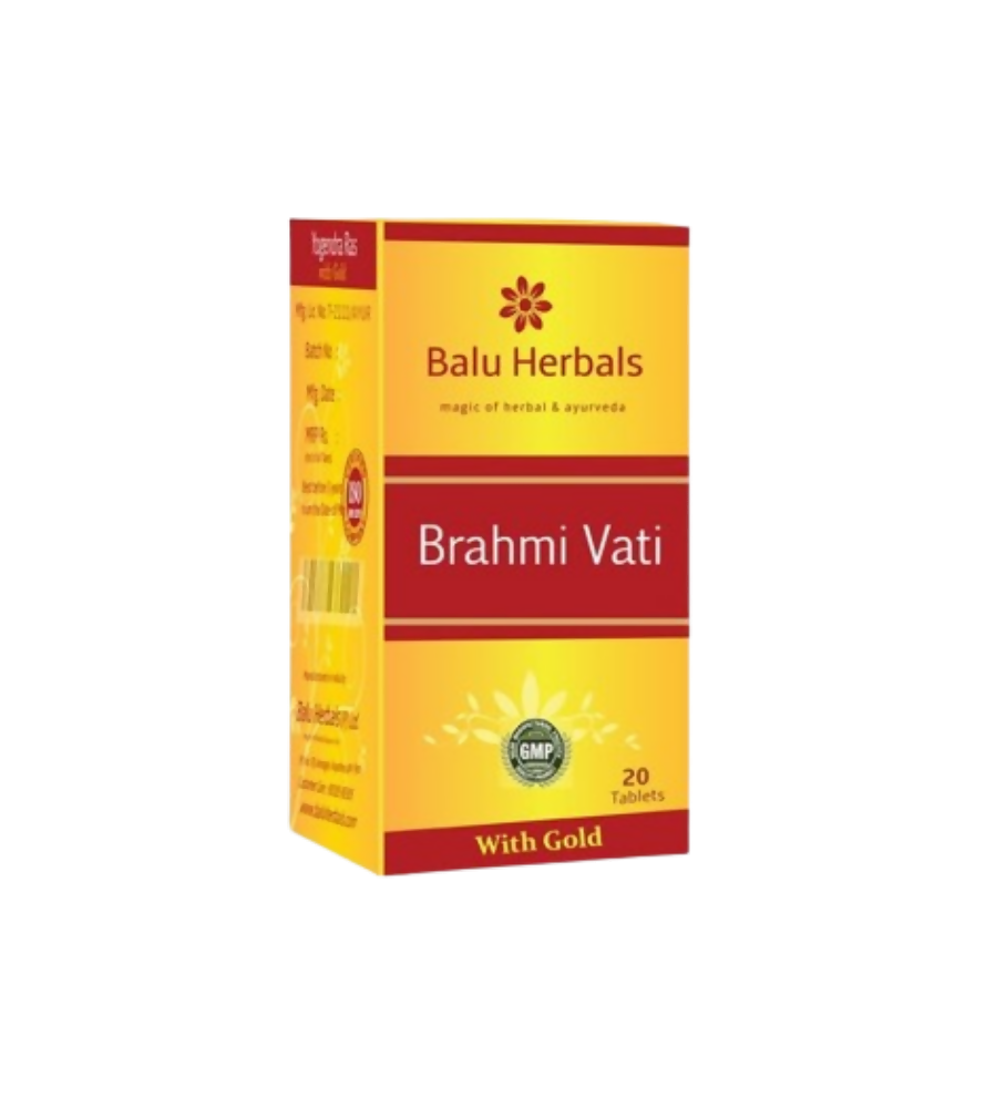 Balu Herbals Brahmi Vati Gold Tablets