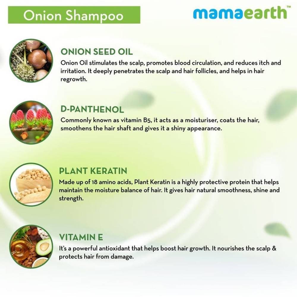 Mamaearth Hair Regrowth Combo / Onion Shampoo & Onion Conditioner