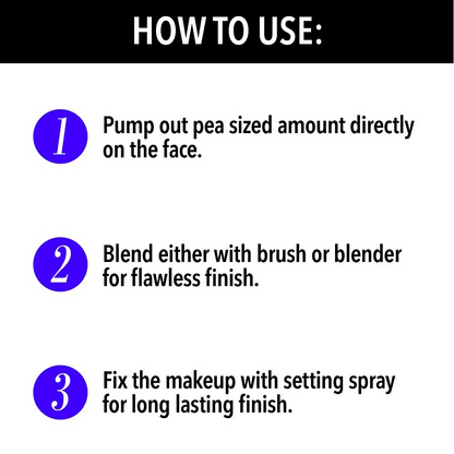 Blue Heaven Hyper Matte Foundation SPF 25 PA++ 501 Honey