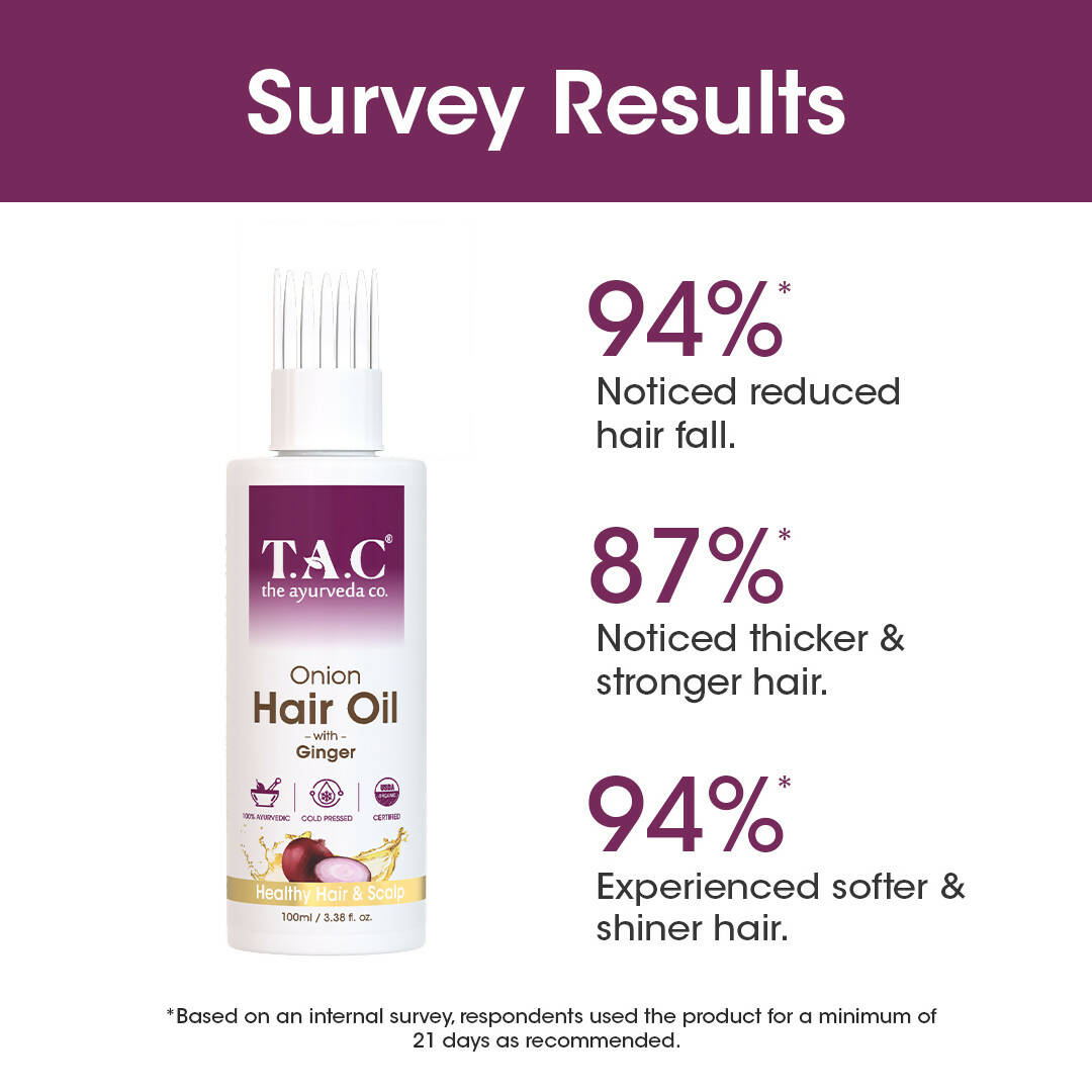 T.A.C - The Ayurveda Co. Onion Hair Oil for Hair Growth