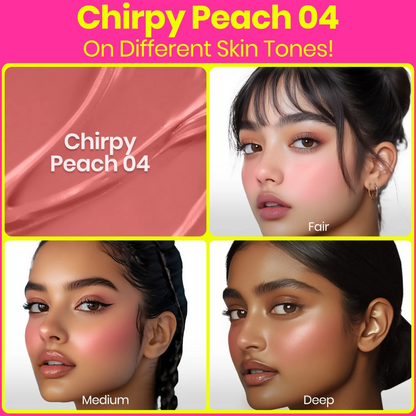 NY Bae Dewy Creme Blush – Chirpy Peach 04