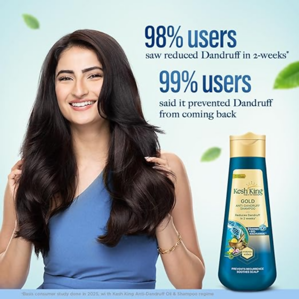 Kesh King Gold Anti-Dandruff Shampoo