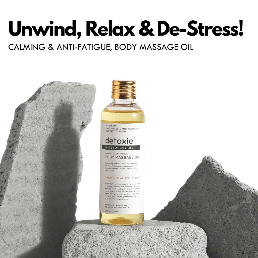 Detoxie Calming & Anti-Fatigue Body Massage Oil - 100 ml