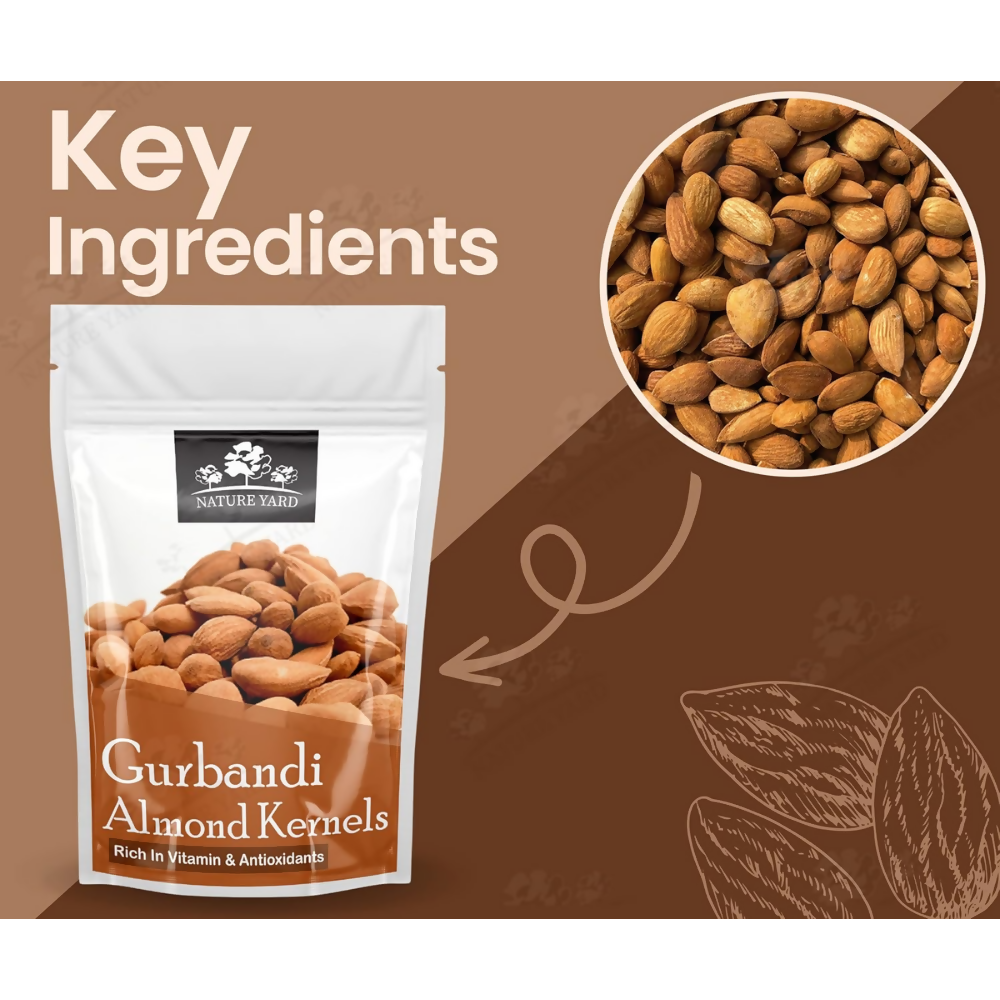 Nature Yard Afghan Gurbandi Almond/Badam