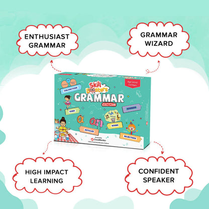 ClassMonitor English Grammar Learning Kit with Free Mobile App Skill Booster Learning Kit for kids of Age 5 - 8 Years